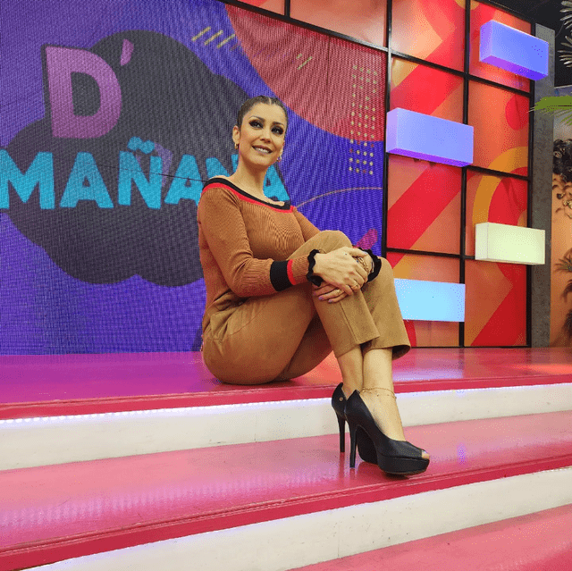 Karla Tarazona conduce 'D'Mañana' desde inicios de este año.