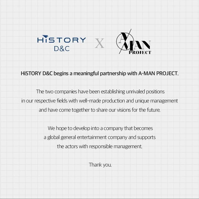 Comunicado de HiSTORY D&C. Foto: instagram