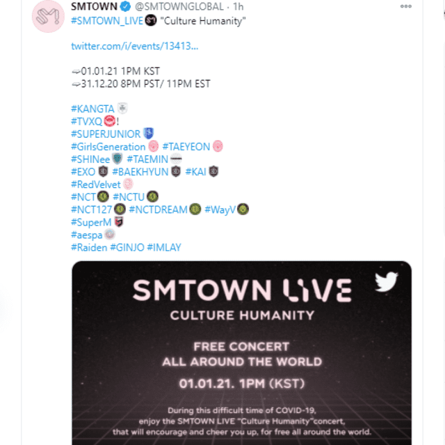 SMTown Live Culture Humanity