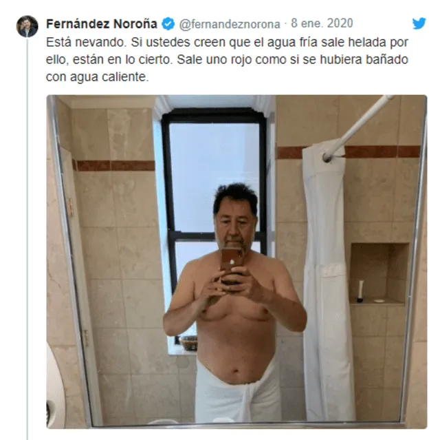 La fotografía del diputado Noroña se volvió viral en menos de 24 horas. (FOTO: Twitter)