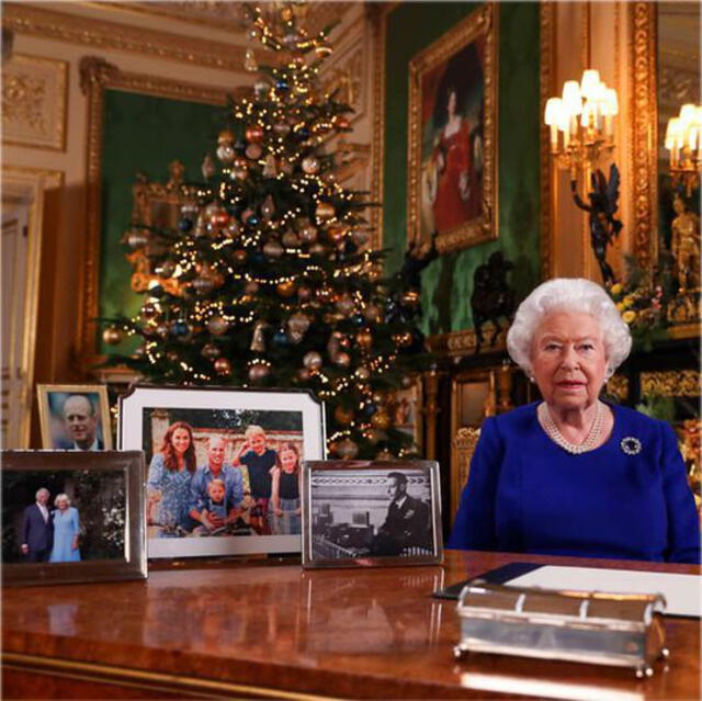 Mensaje de Navidad de la reina Isabel II donde no figuran los duques de Sussex.