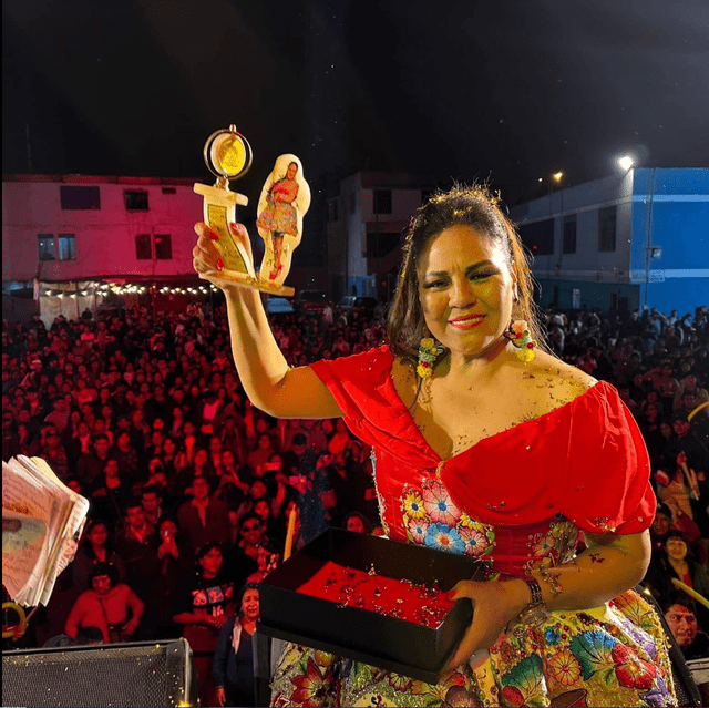 Dina Páucar es considerada la mejor exponente de la música folclórica en Perú   