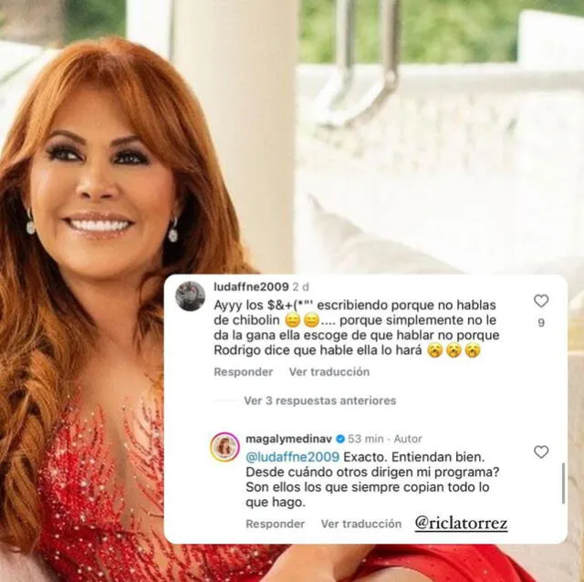 Magaly Medina usó sus redes para pronunciarse acerca del caso Andrés Hurtado. Foto: Ric La Torre   