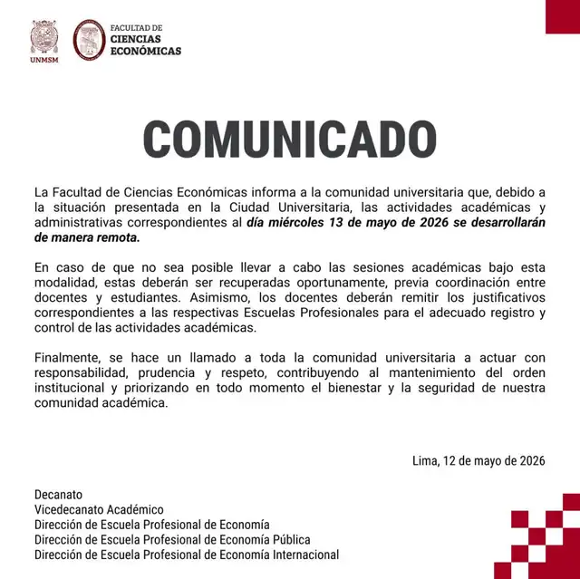 toma san marcos, clases virtuales, UNMSM