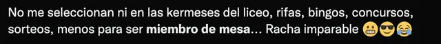 Memes por ser miembro de mesa. Foto: captura de pantalla.