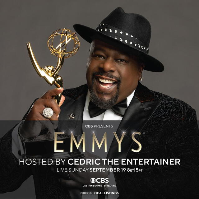 Cedric The Entertainer es el presentado designado para la 73° entrega de los Emmy 2021. Foto: Instagram/@televisionacad