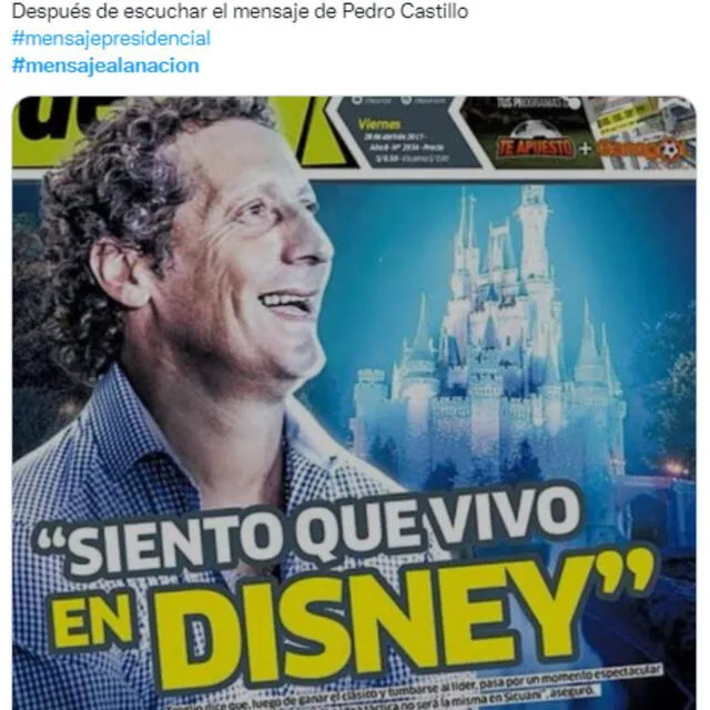 Los más divertidos memes del mensaje a la nación de Pedro Castillo.