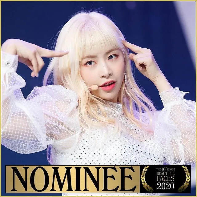 El 11 de mayo, Chaewon de IZ*ONE fue nominada a The 100 Most Beautiful 2020, listado organizado en Instagram por TC Candler.