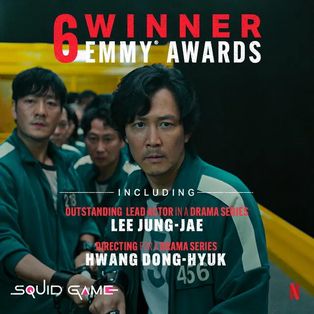 "Squid game": cuántos premios Emmy ganó la serie coreana