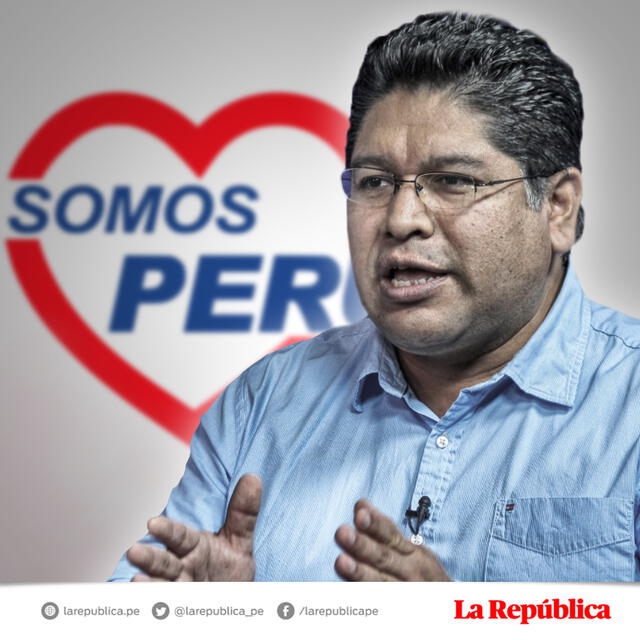 Rennan Espinoza, ex Perú Posible, llegó al Congreso otra vez, ahora con el partido Somos Perú, que fundó Alberto Andrade. Composición: Fabrizio Oviedo / La República.