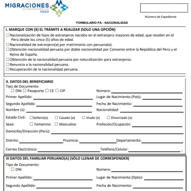 Los solicitantes pueden acceder al formulario respectivo a través del portal oficial del Estado. Foto: captura
