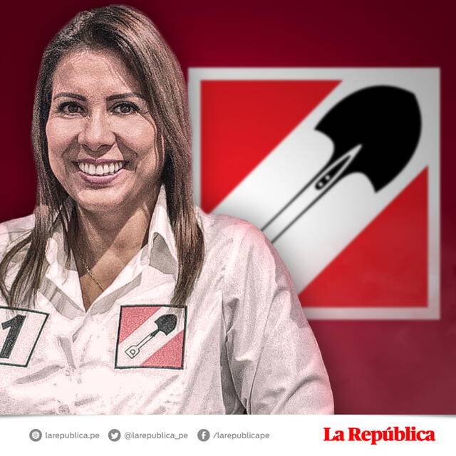 Mónica Saavedra, virtual congresista de Acción Popular con la votación más alta. Composición: Fabrizio Oviedo / La República.