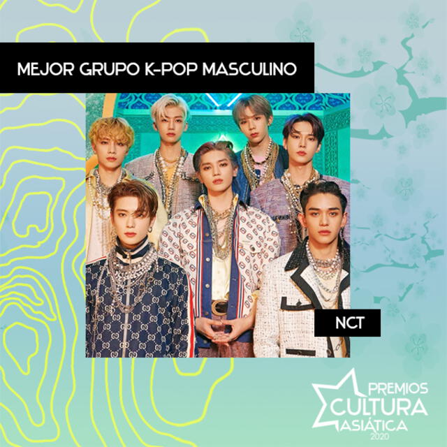 NCT es uno de los nominados a Mejor grupo K-pop masculino en los PCA 2020. Foto: SM