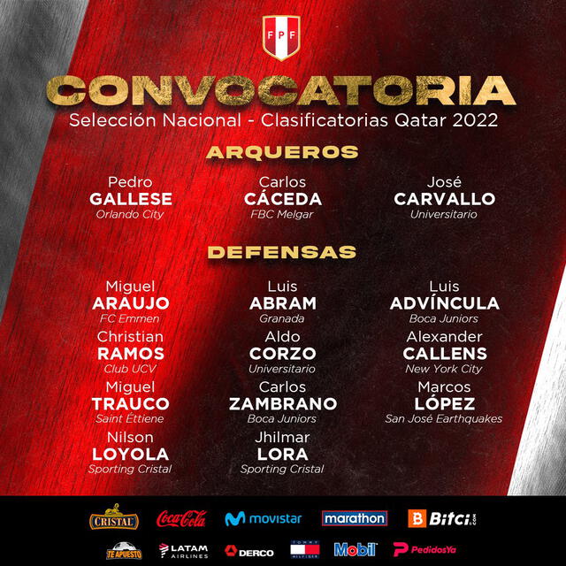 Ricardo Gareca citó a 28 jugadores para la fecha doble. Foto: Selección peruana
