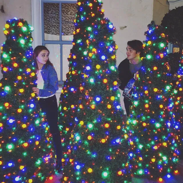 La pareja durante la navidad del 2017. (Foto: Instagram)