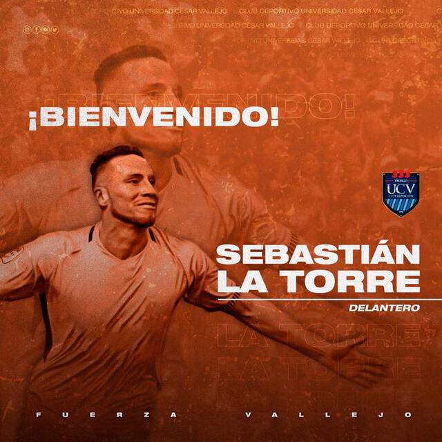 Vallejo usó sus redes para anunciar fichaje.