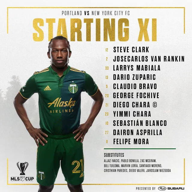 Titulares Portland Timbers. Foto: Portland Timbers