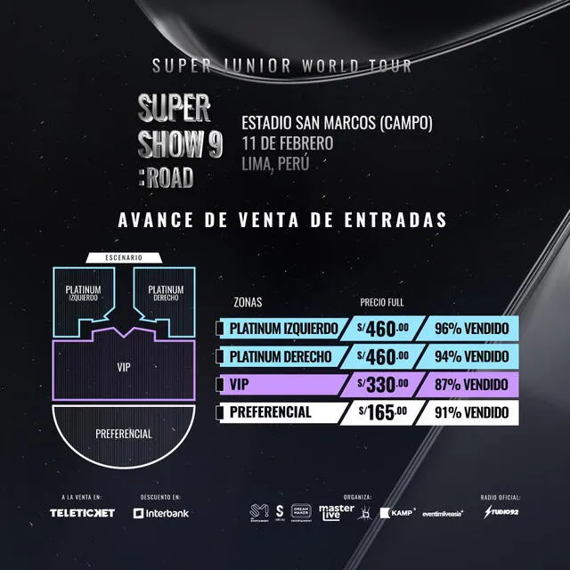 Super Junior, Perú 2023, concierto Super Show 9