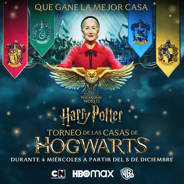 Warner Channel anuncia el adelanto del estreno de Harry Potter: el torneo de las casas de Hogwarts para el 8 de diciembre. Foto: Warner Channel