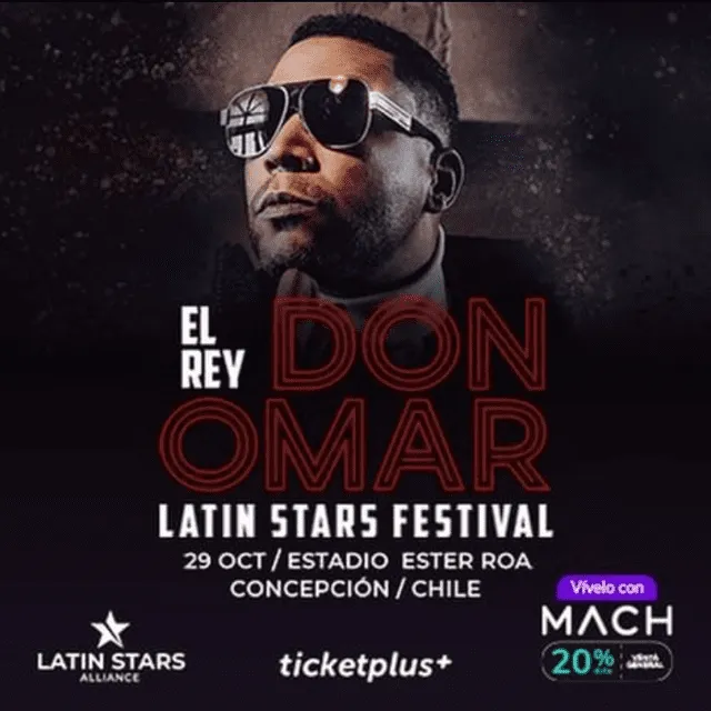 Don Omar en Chile: dónde comprar entradas para concierto de este 29 de octubre en Concepción