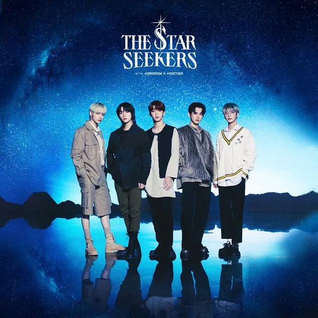The Star Seekers con TXT. Foto: BIGHIT/Naver Webtoon