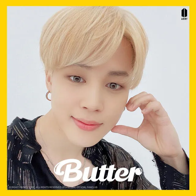 Imagen conceptual de Jimin de BTS para "Butter". Foto: BIG HIT