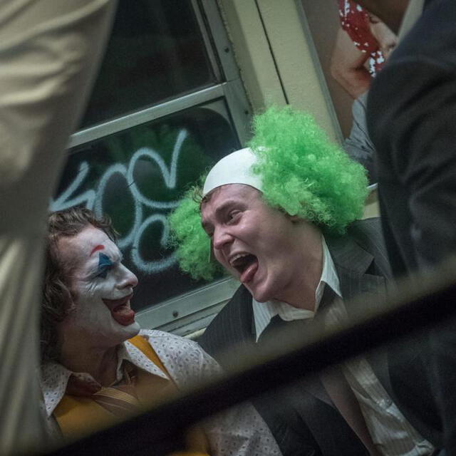 Joker y la escena en el tren