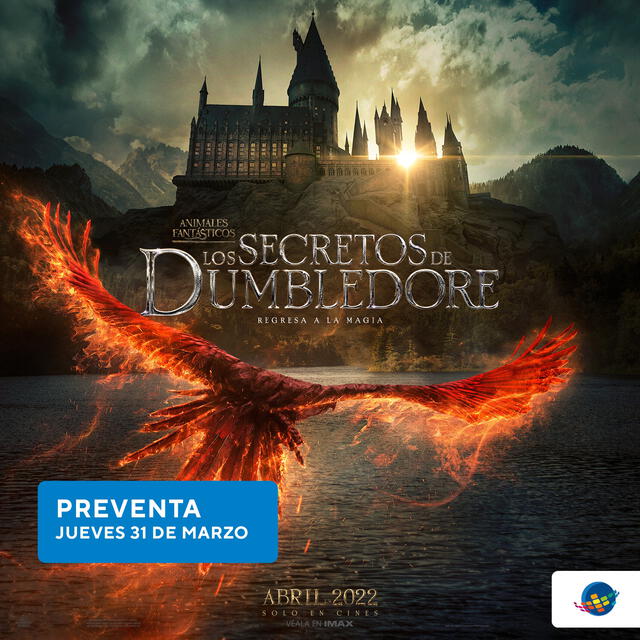 Cineplanet anuncia la venta de entradas para el preestreno de "Animales fantásticos: los secretos de Dumbledore". Foto: Facebook