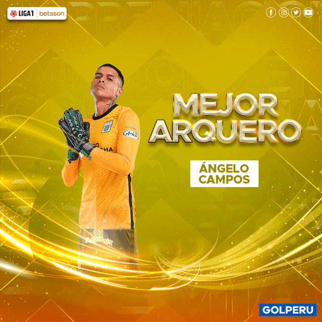 Ángelo Campos no recibió ningún gol en la final de la Liga 1 Betsson. Foto: Gol Perú