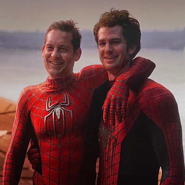 Tobey Maguire y Andrew Garfield en Spiderman no way home
