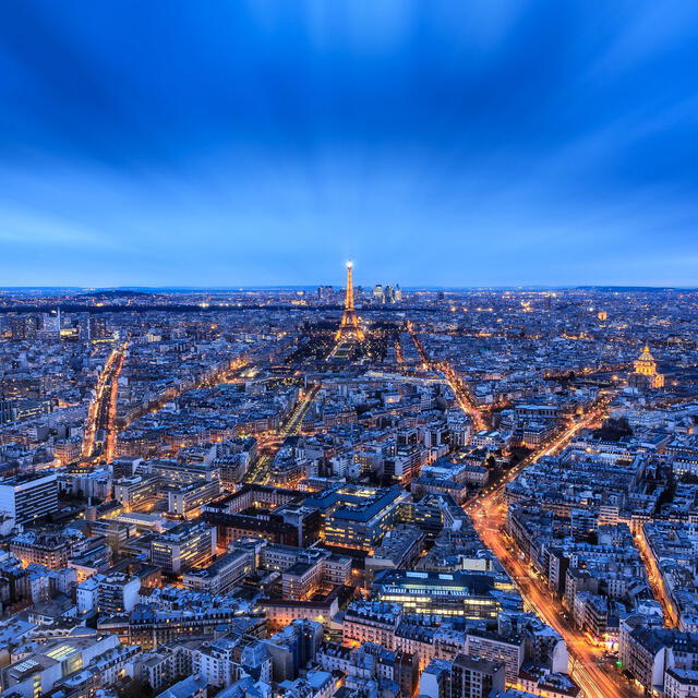 Vista de París a un día de la final de Champions League. Foto: UEFA