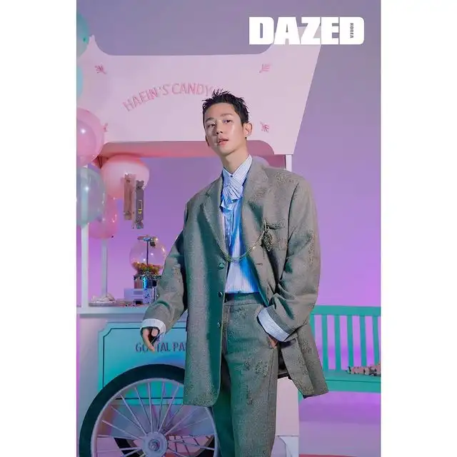 Jung Hae In, Snowdrop, Jisoo BLACKPINK, Dazed Korea, DP