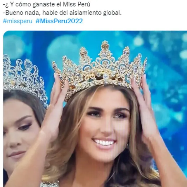 Los más divertidos memes de la final del Miss Perú 2022.