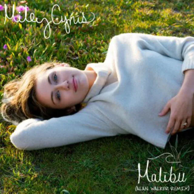 Miley Cyrus en promoción de canción "Malibu". Foto: Instagram Miley Cyrus