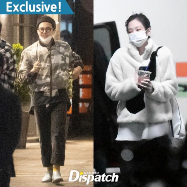 Captura del reporte de Dispatch sobre Jennie y G-Dragon. Foto: Dispatch