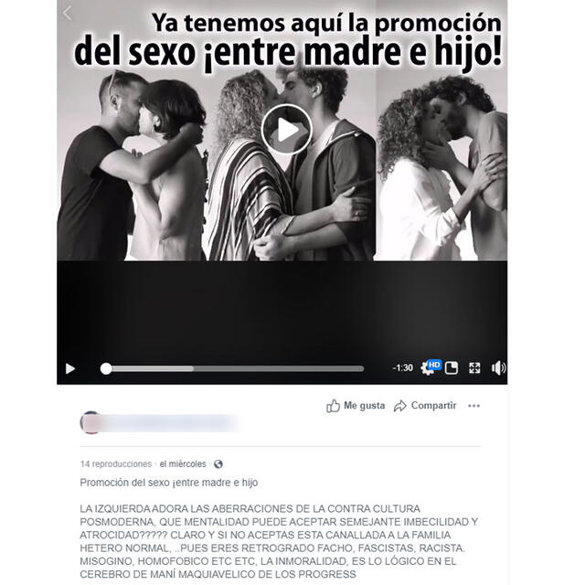 La publicación calificó de "atrocidad" el video.