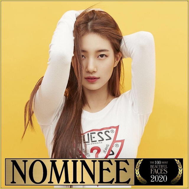 El 22 de junio, SUZY (EX MISS A) fue nominada a The 100 Most Beautiful Faces of 2020. Crédito: Instagram TC Candler