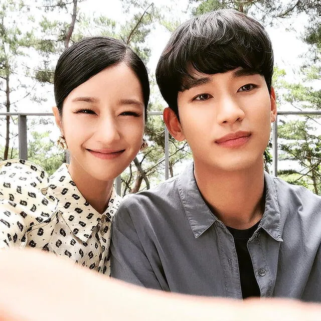 Seo Ye Ji y Kim Soo Hyun. Foto: Instagram