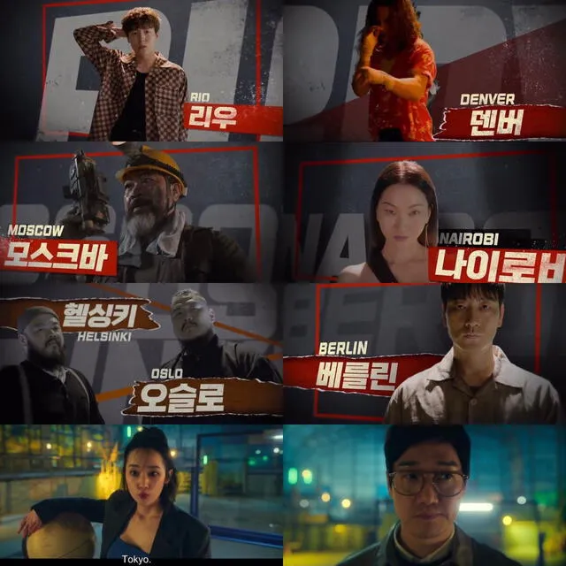 Personajes de "Money Heist: Korea". Foto: Netflix
