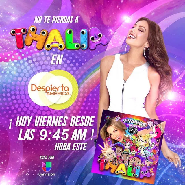 Thalía estrena disco infantil (Foto: Instagram)