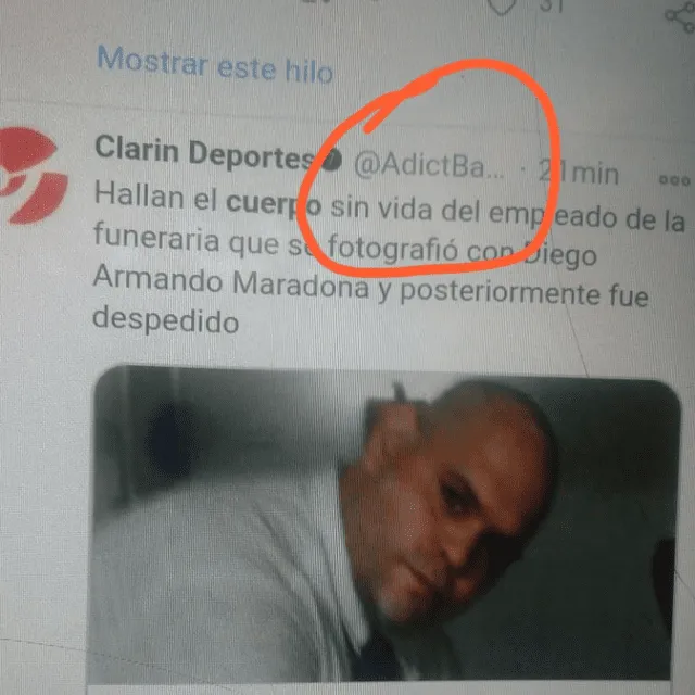 Tuit falso utilizó la marca Clarín. Foto: captura de pantalla