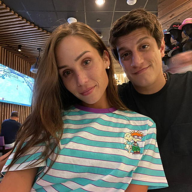 Stefano Tosso y Natalia Elejalde. Foto: Stefano Tosso/Instagram