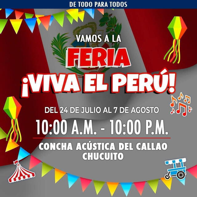 Feria ¡Viva el Perú!. Foto: Municipalidad Provincial del Callao