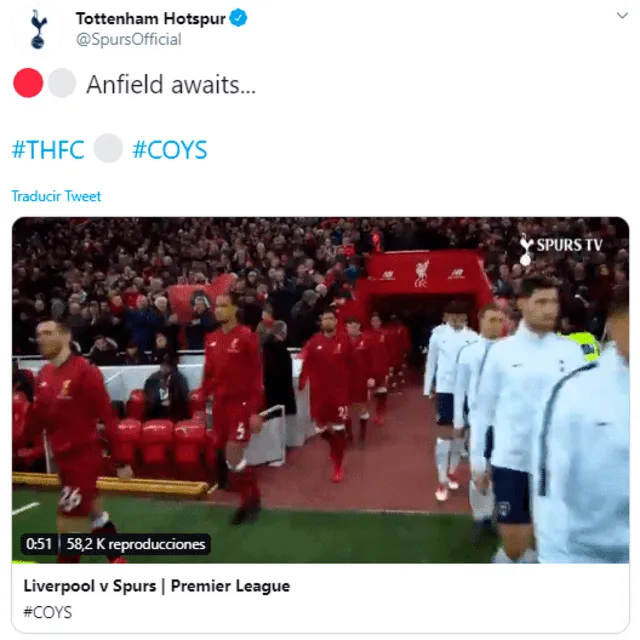 Liverpool vs Tottenham EN VIVO ESPN 2: partidazo en Anfield Road por la Premier League 2019