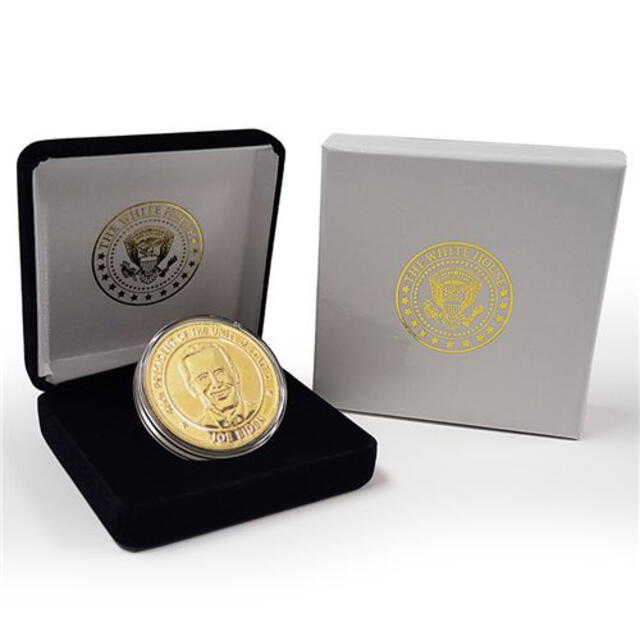 BTS Casa Blanca Joe Biden moneda conmemorativa Presidente Estados Unidos