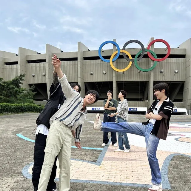 BTS se reunió para grabación. Foto: Instagram/Jin