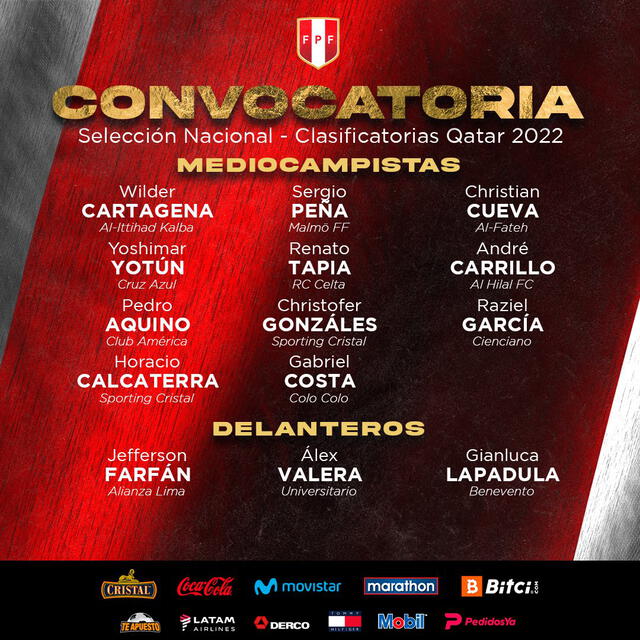 Ricardo Gareca citó a 28 jugadores para la fecha doble. Foto: Selección peruana
