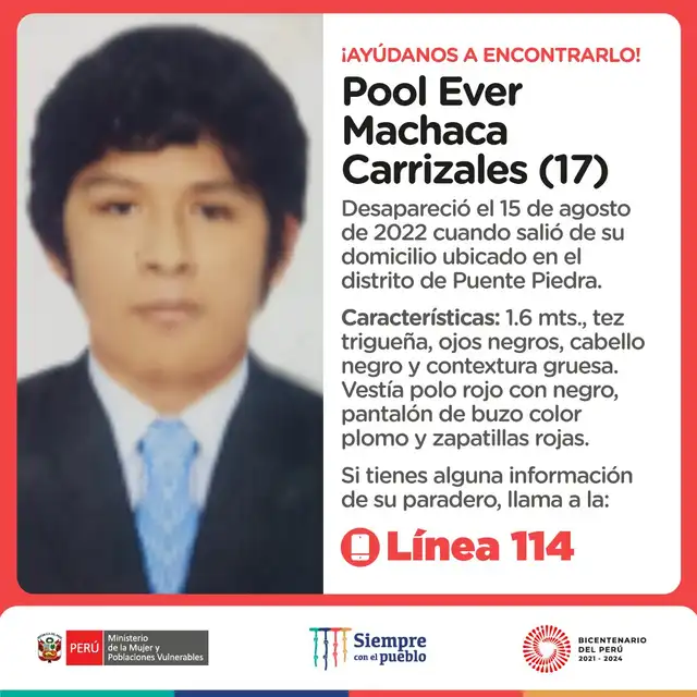 Adolescente desaparecido tras ser contactado por Free Fire. Foto: captura Latina