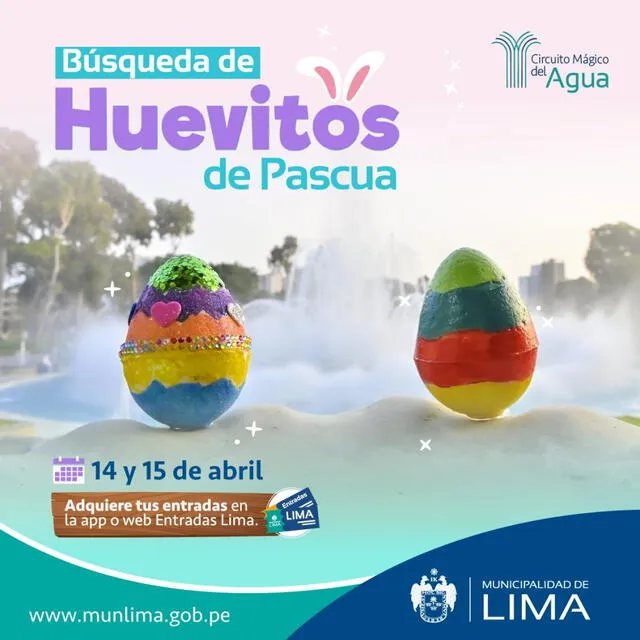 Los asistentes podrán disfrutar de shows infantiles, venta de dulces, juegos de pascua, cine al aire libre, premios y mucho más. Foto: MML