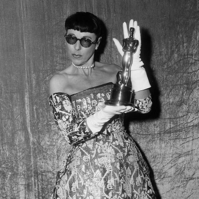 Edith Head es la mujer con más nominaciones en la historia de los premios. Acumuló un total de 35 nominaciones. Foto: Oscars.org.